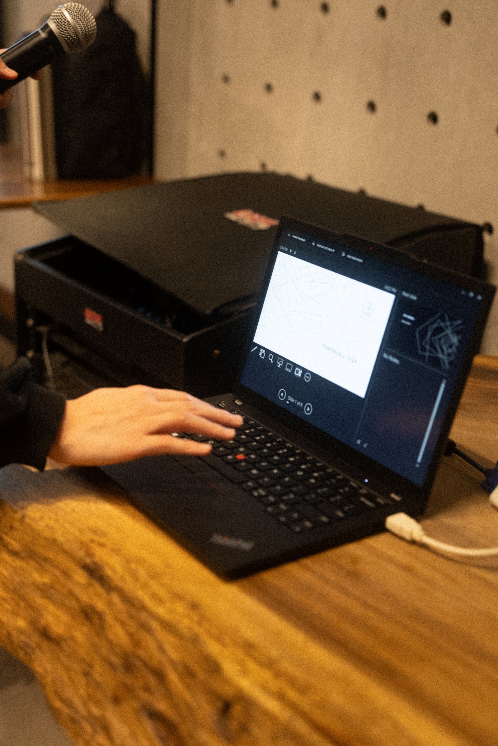 Technical equipment closeup