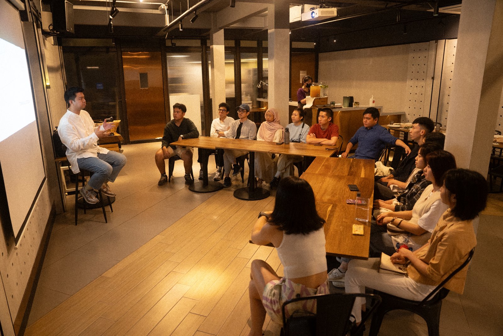 Event setup at Strangers at 47