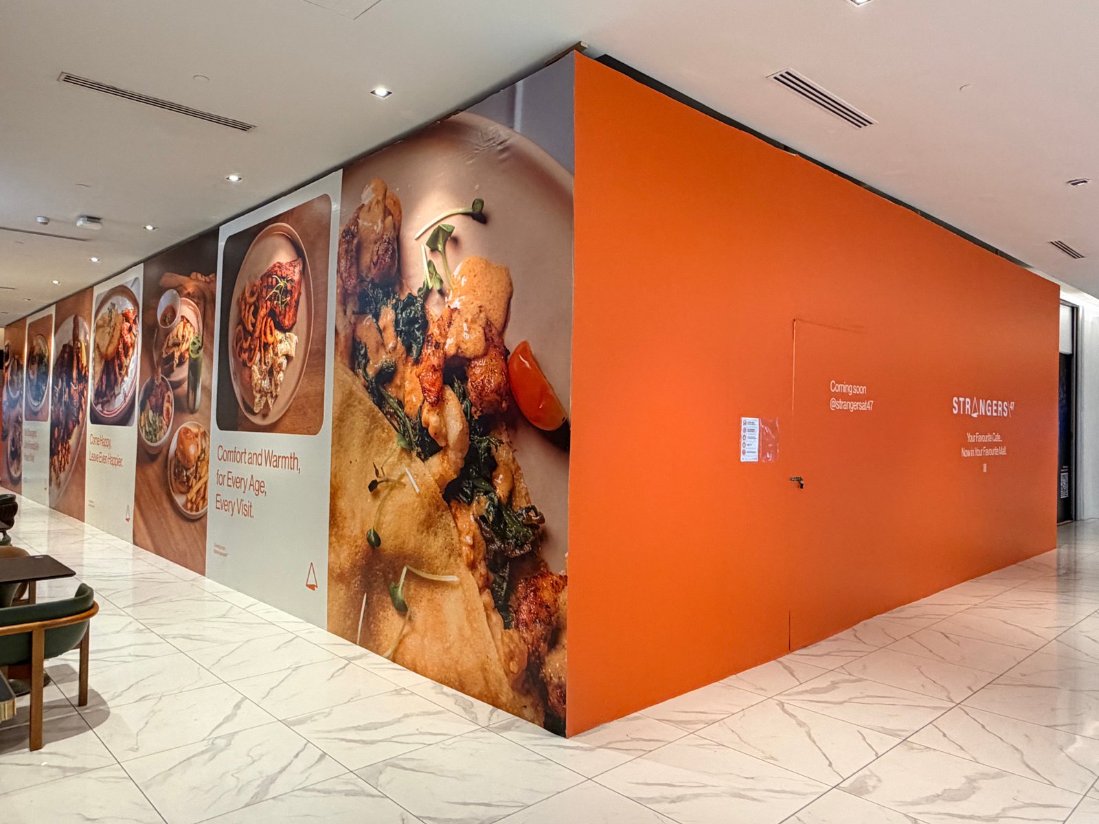 Strangers at 47 new outlet